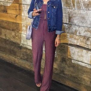Pin Stripe Jumpsuit